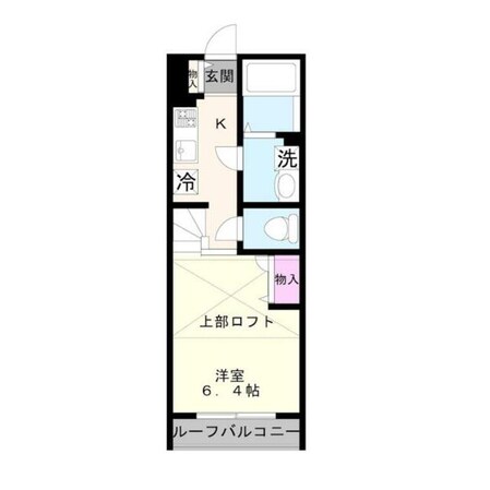 本蓮沼駅 徒歩6分 2階の物件間取画像